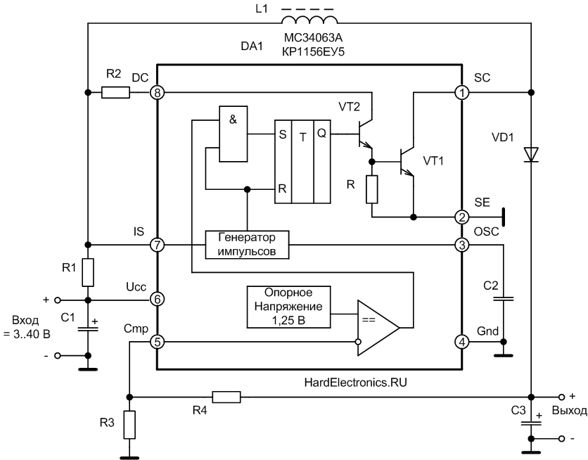 Mc14011bcp схема включения