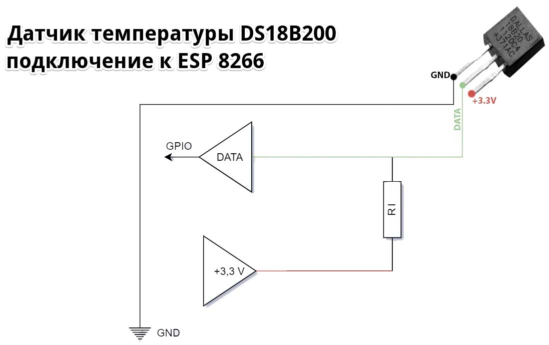 Ds18b20 схема подключения к ардуино